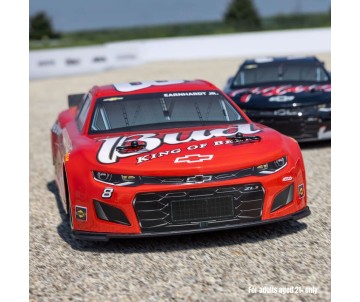 1/12 NASCAR RC Racecar Dale Earnhardt Jr. No. 8 Budweiser Chevrolet ZL1 2S AWD RTR Brushed On-Road (Battery & Charger Included), Red