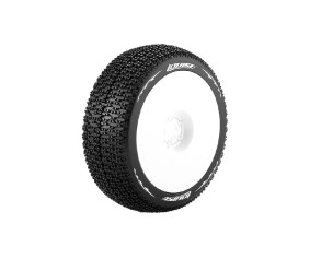 Louise R/C B-Maglev 1/8 Buggy (Racing Compound) 17mm Hex on White Wheels (2)