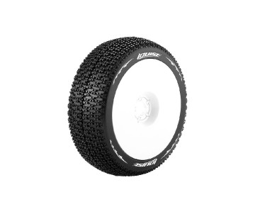 Louise R/C B-Maglev 1/8 Buggy (Racing Compound) 17mm Hex on White Wheels (2)