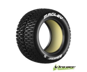 Louise R/C E-Maglev 1/10 Buggy (Soft Compound) Unmounted Tire (Front, 4WD) (2)