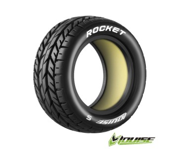 Louise R/C E-Rocket 1/10 Buggy (Soft Compound) Unmounted Tire (Front, 4WD) (2)