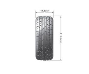 Louise R/C B-Rocket 1/8 Buggy (Soft Compound) 17mm Hex on Spoke/Black Wheels (front/rear) (2)