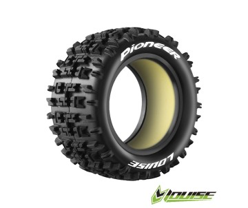 Louise R/C E-Pioneer 1/10 Buggy (Soft Compound) Unmounted Tire (Rear) (2)