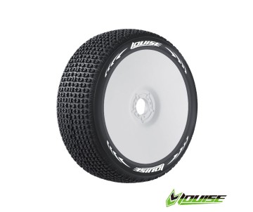 Louise R/C B-Morph 1/8 Buggy (Soft Compound) 17mm Hex on White Wheels (front/rear) (2)