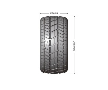 Louise R/C X-Rocket Monster Truck (Sport Compound) 24mm Hex on Black Wheels (For Arrma Kraton 8S) (2)