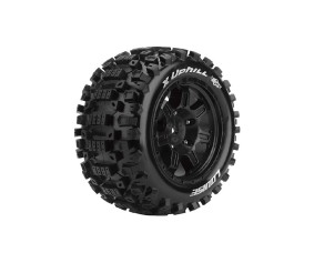Louise R/C X-Uphill Monster Truck (Sport Compound) 24mm Hex on Black Wheels (For Arrma Kraton 8S) (2)