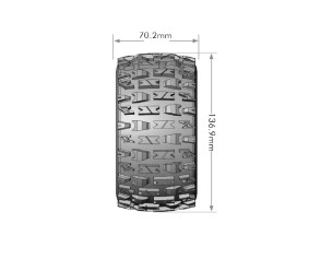 Louise R/C MT-Pioneer 1/10 Monster Truck (Soft Compound) 1/2