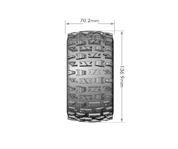 Louise R/C MT-Pioneer 1/10 Monster Truck (Soft Compound) 1/2