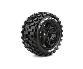 Louise R/C X-Mcross Monster Truck (Sport Compound) 24mm Hex on Black Wheels (For Arrma Kraton 8S) (2)