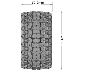 Louise R/C MT-Uphill Speed 1/8 Monster Truck (Soft Compound) 0