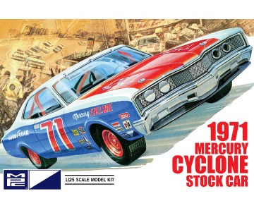 MPC 1/25 1971 Mercury Cyclone Stock Car Model Kit (Level 2)