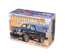 MPC 1984 GMC Deserter Pickup Molded in Black 1/25 Model Kit (Level 2)