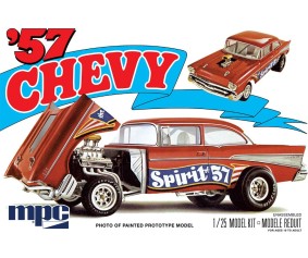 MPC 1957 Chevy Flip Nose Spirit of 57 1/25 Model Kit (Level 2)