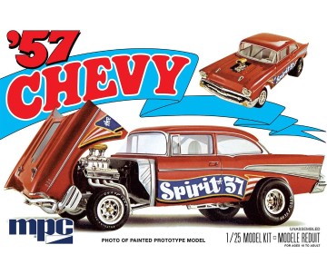 MPC 1957 Chevy Flip Nose Spirit of 57 1/25 Model Kit (Level 2)