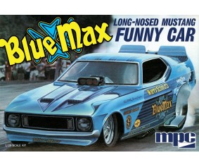 MPC 1/25 Scale Blue Max Long Nosed Mustang Funny Car