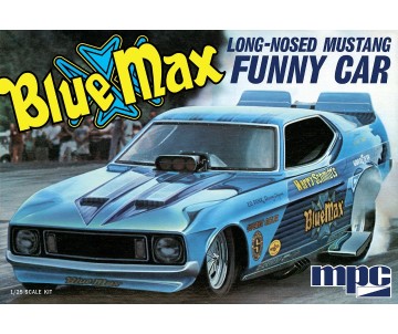 MPC 1/25 Scale Blue Max Long Nosed Mustang Funny Car