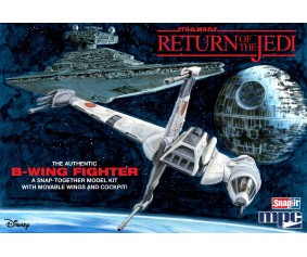 MPC Star Wars: Return of the Jedi B-Wing Fighter (Snap) 1/144 Model Kit (Level 1)