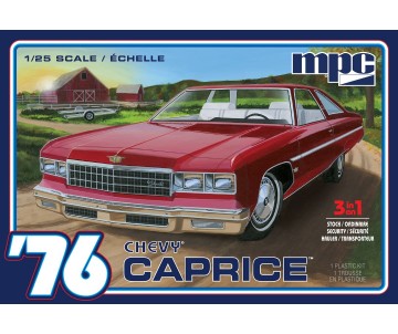 MPC 1/25 Scale 1976 Chevy Caprice w/Trailer 2T