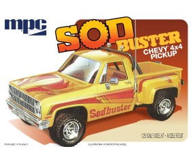 MPC 1/25 1981 Chevy Stepside Pickup Sod Buster Model Kit (Level 2)