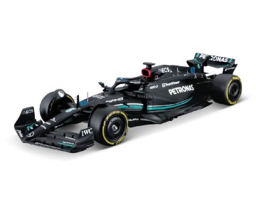 Bburago 1/24 Race Formula Mercedes W14 w/ figure (2023) (Russell #63)