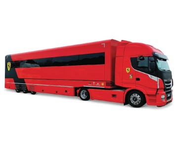 Bburago 1/43 SFR Iveco Cab + 1 SFR 1/43 SF-24 (2024) (Leclerc #16)
