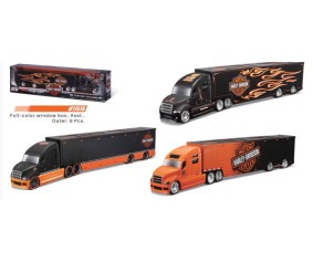 Maisto 1/64 Harley Davidson Custom Haulers (3 Styles) (6 Pack)