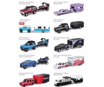 Maisto 1/64 Design Tow & Go Assortment (6 Pack)