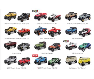 Maisto 4x4 Rebels (12 Pack)