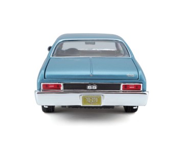 Maisto 1/18 SE 1970 Chevrolet Nova SS Coupe - Metallic Blue
