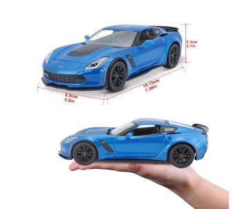 Maisto 1/24 SE 2015 Chevrolet Corvette  ZO6 - Metallic Blue