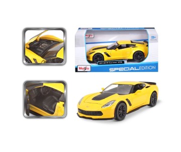 Maisto 1/24 SE 2015 Chevrolet Corvette  ZO6 - Yellow