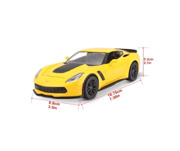 Maisto 1/24 SE 2015 Chevrolet Corvette  ZO6 - Yellow