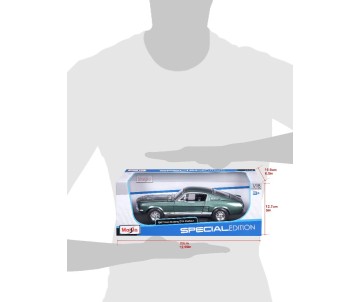 Maisto 1/18 SE 1967 Ford Mustang GTA Fastback - Metallic Green