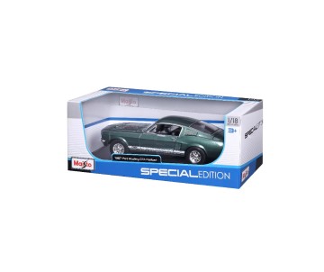 Maisto 1/18 SE 1967 Ford Mustang GTA Fastback - Metallic Green