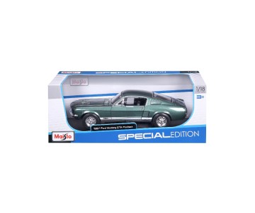 Maisto 1/18 SE 1967 Ford Mustang GTA Fastback - Metallic Green