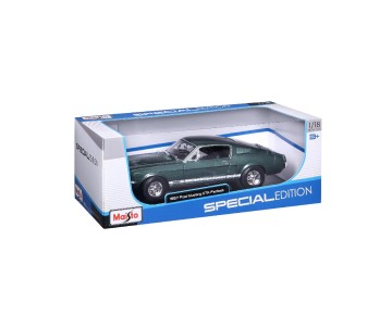 Maisto 1/18 SE 1967 Ford Mustang GTA Fastback - Metallic Green