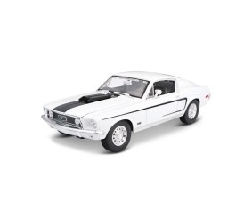 Maisto 1/18 SE 1968 Ford Mustang GT Cobra Jet  - White