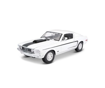 Maisto 1/18 SE 1968 Ford Mustang GT Cobra Jet  - White