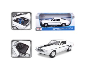 Maisto 1/18 SE 1968 Ford Mustang GT Cobra Jet  - White
