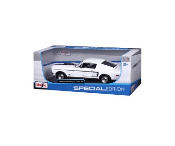 Maisto 1/18 SE 1968 Ford Mustang GT Cobra Jet  - White