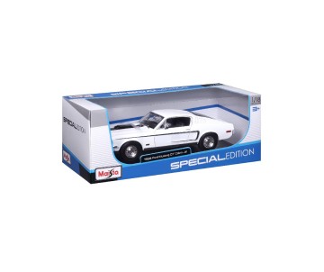 Maisto 1/18 SE 1968 Ford Mustang GT Cobra Jet  - White