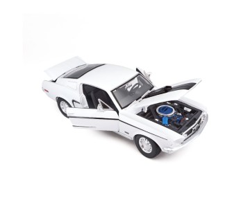 Maisto 1/18 SE 1968 Ford Mustang GT Cobra Jet  - White