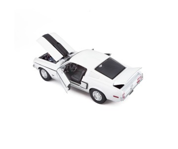Maisto 1/18 SE 1968 Ford Mustang GT Cobra Jet  - White