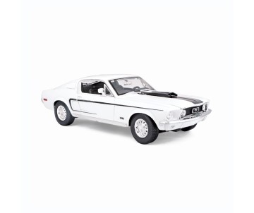 Maisto 1/18 SE 1968 Ford Mustang GT Cobra Jet  - White