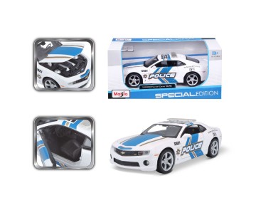 Maisto 1/24 SE 2010 Chevrolet Camaro SS Police - White