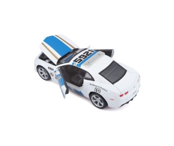 Maisto 1/24 SE 2010 Chevrolet Camaro SS Police - White