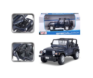 Maisto 1/27 Special Edition Jeep Wrangler Rubicon (Metallic Blue)