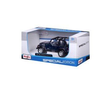 Maisto 1/27 Special Edition Jeep Wrangler Rubicon (Metallic Blue)