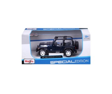 Maisto 1/27 Special Edition Jeep Wrangler Rubicon (Metallic Blue)