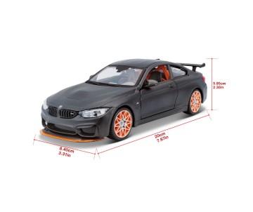Maisto 1/24 SE BMW M4 GTS - Metallic Flat Grey
